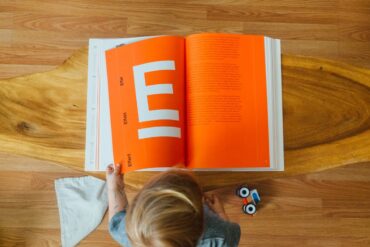 girl reading book