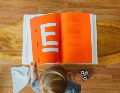 girl reading book